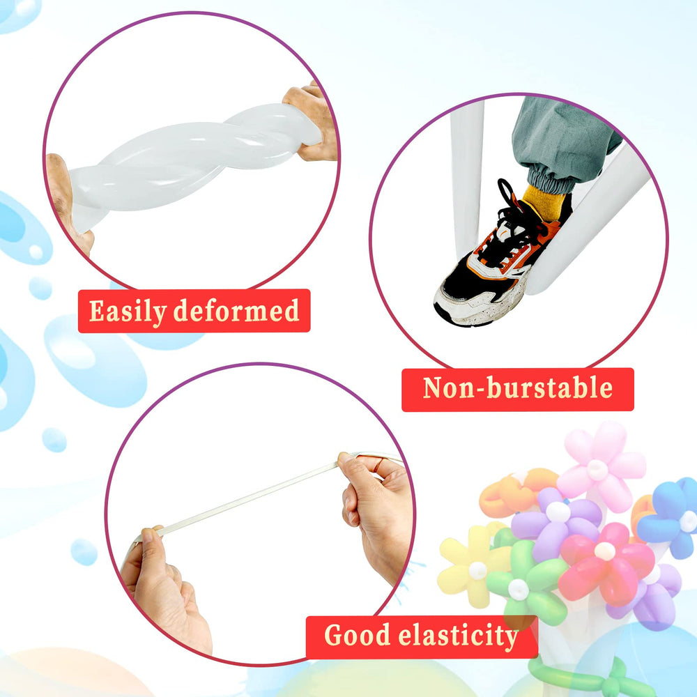 KAWKALSH twisting balloons ideal for creative sculptures and professional artistry
