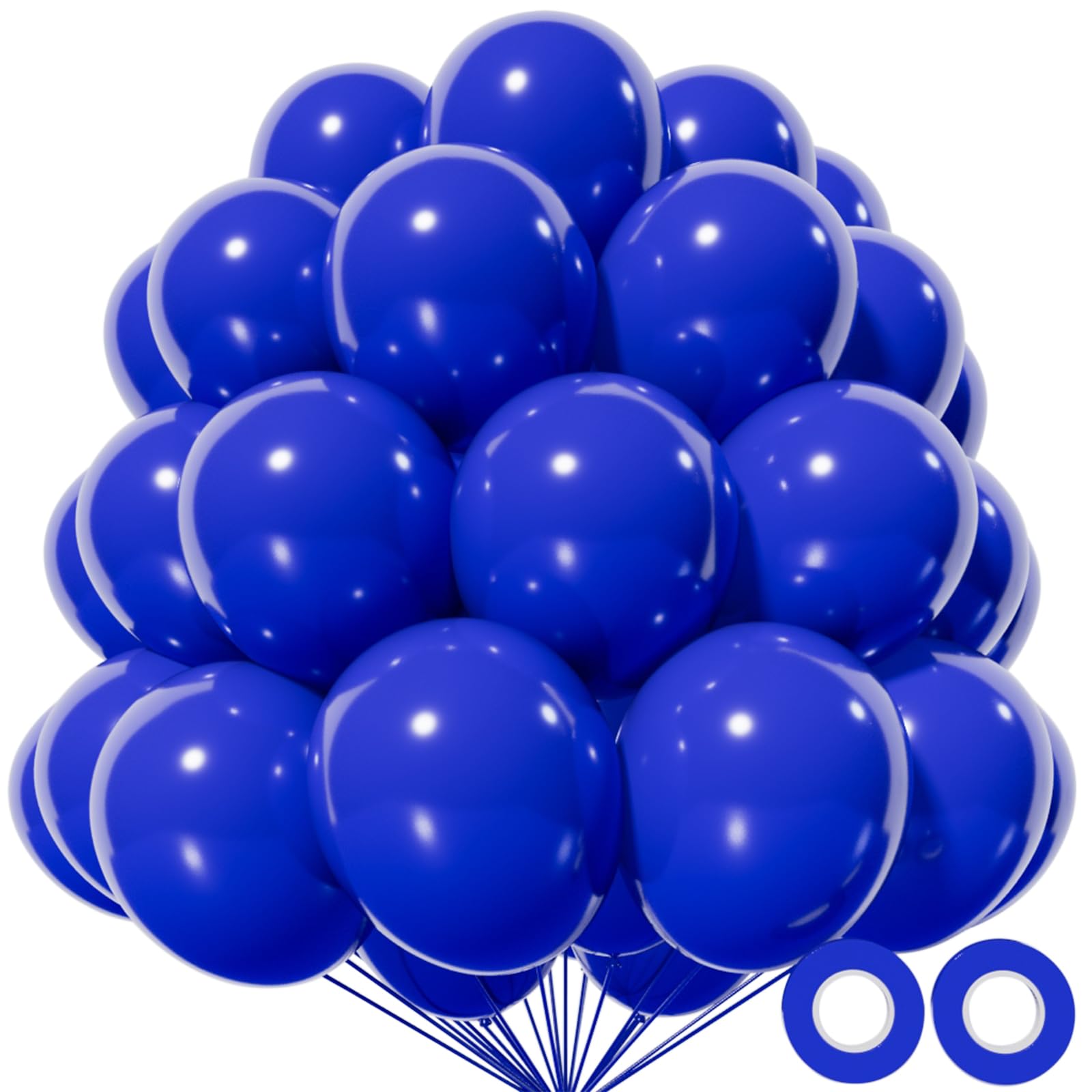 KAWKALSH blue 12-inch balloon for elegant wedding arches and centerpieces.