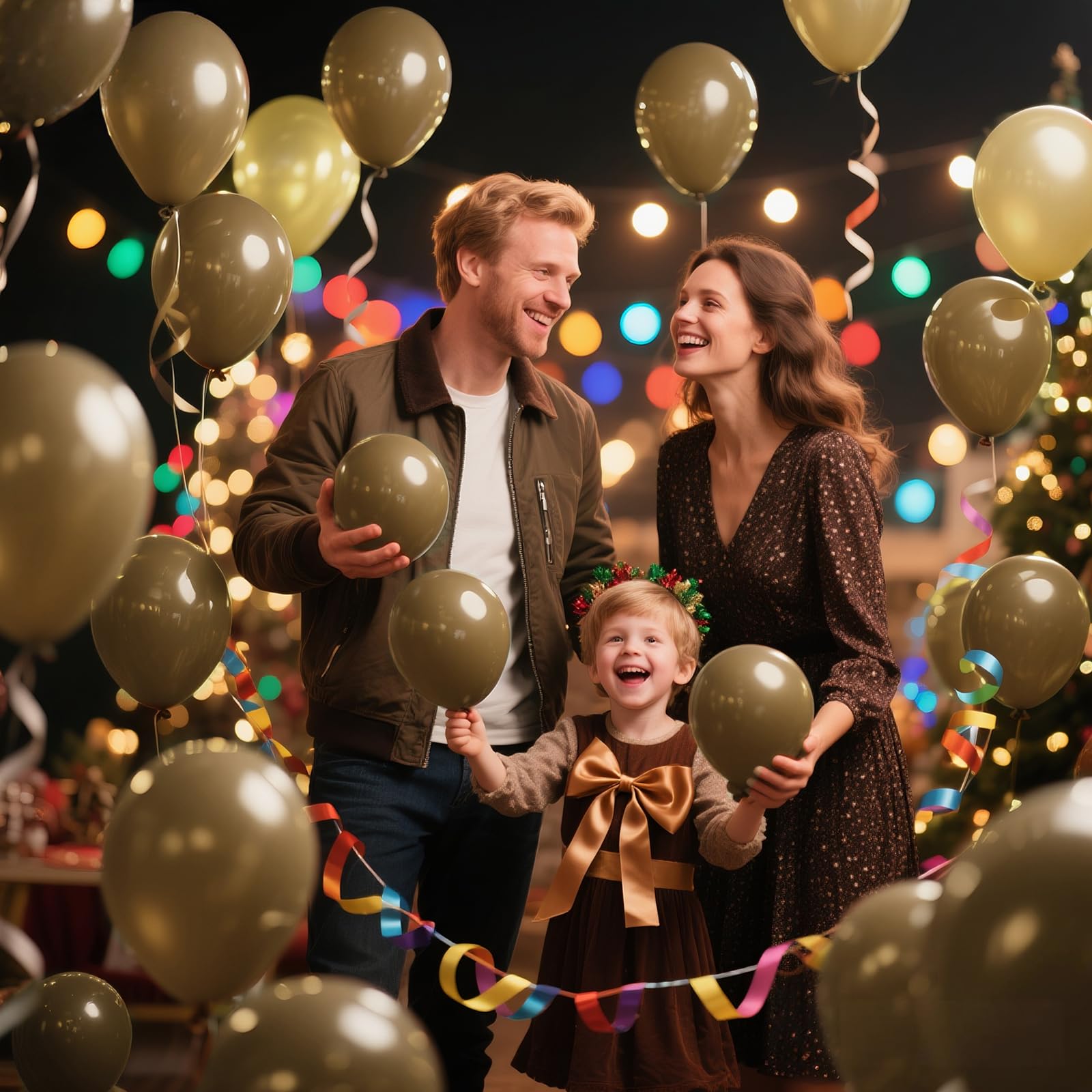 KAWKALSH brown balloons ideal for baby showers and birthdays