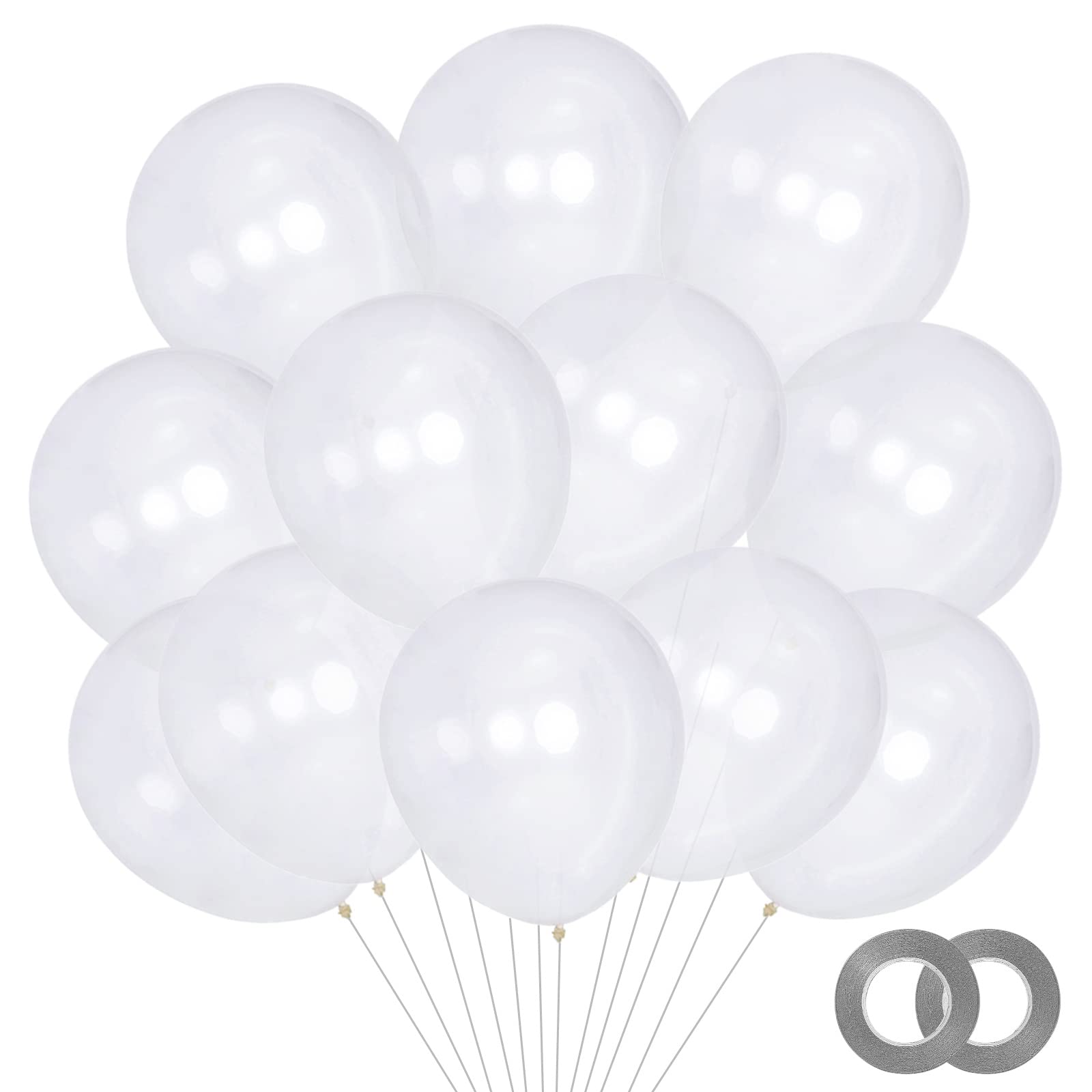 KAWKALSH clear balloons 5-inch for vibrant garlands and arches