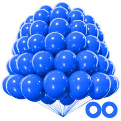 KAWKALSH dark blue 5-inch balloons pack for vibrant party decor.