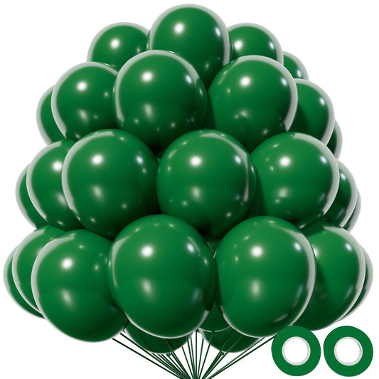 KAWKALSH 12in dark green balloon arch decoration for elegant events.