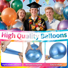 KAWKALSH disco-glam balloon cluster under lights for party ambiance