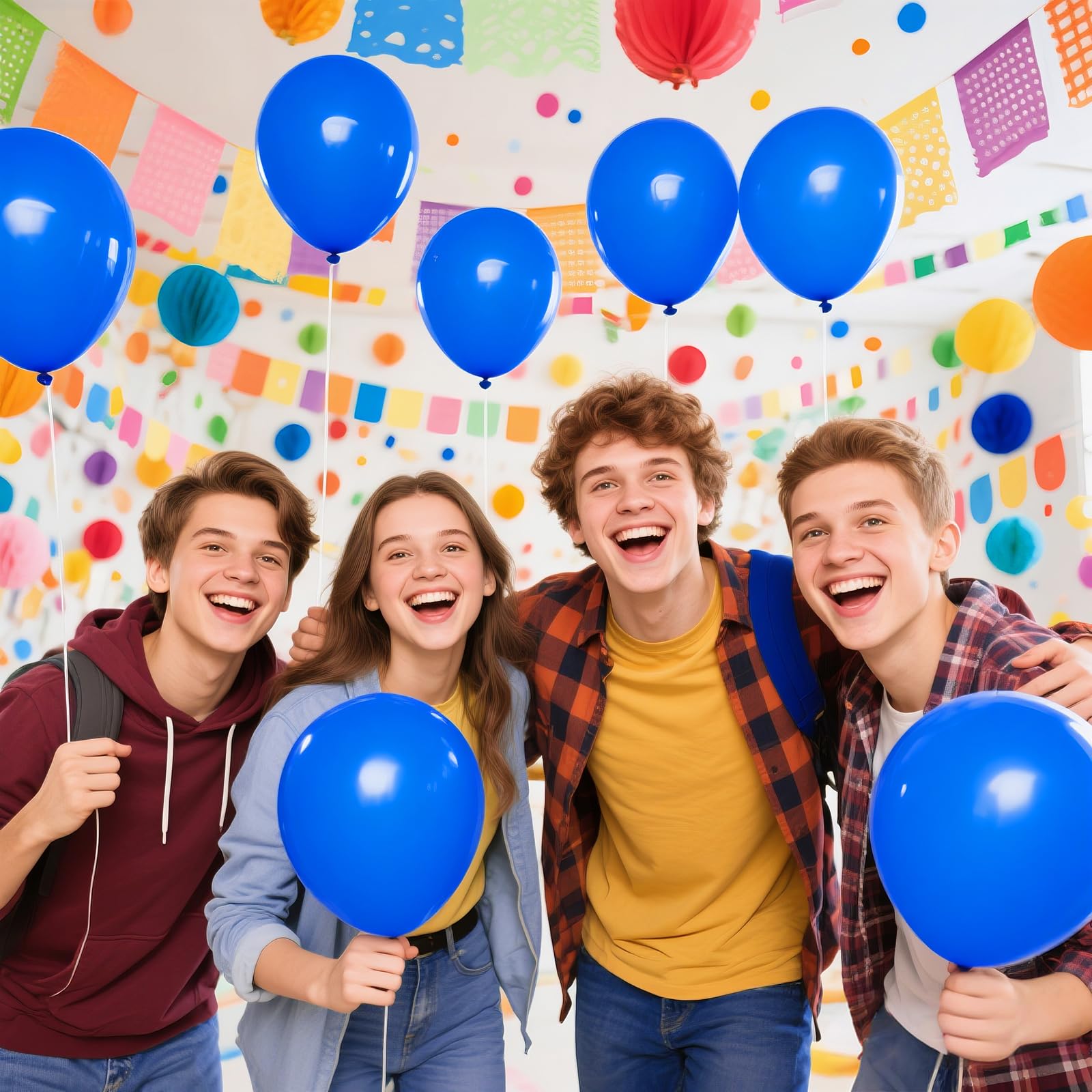 KAWKALSH durable latex balloons hold up well during decorating.