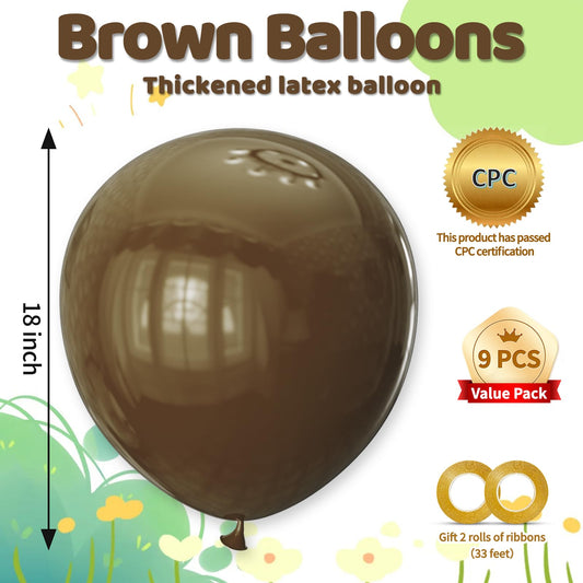 KAWKALSH earth-tone balloons ideal for elegant rustic celebrations.
