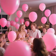 KAWKALSH easy inflation pink balloons for fast setup