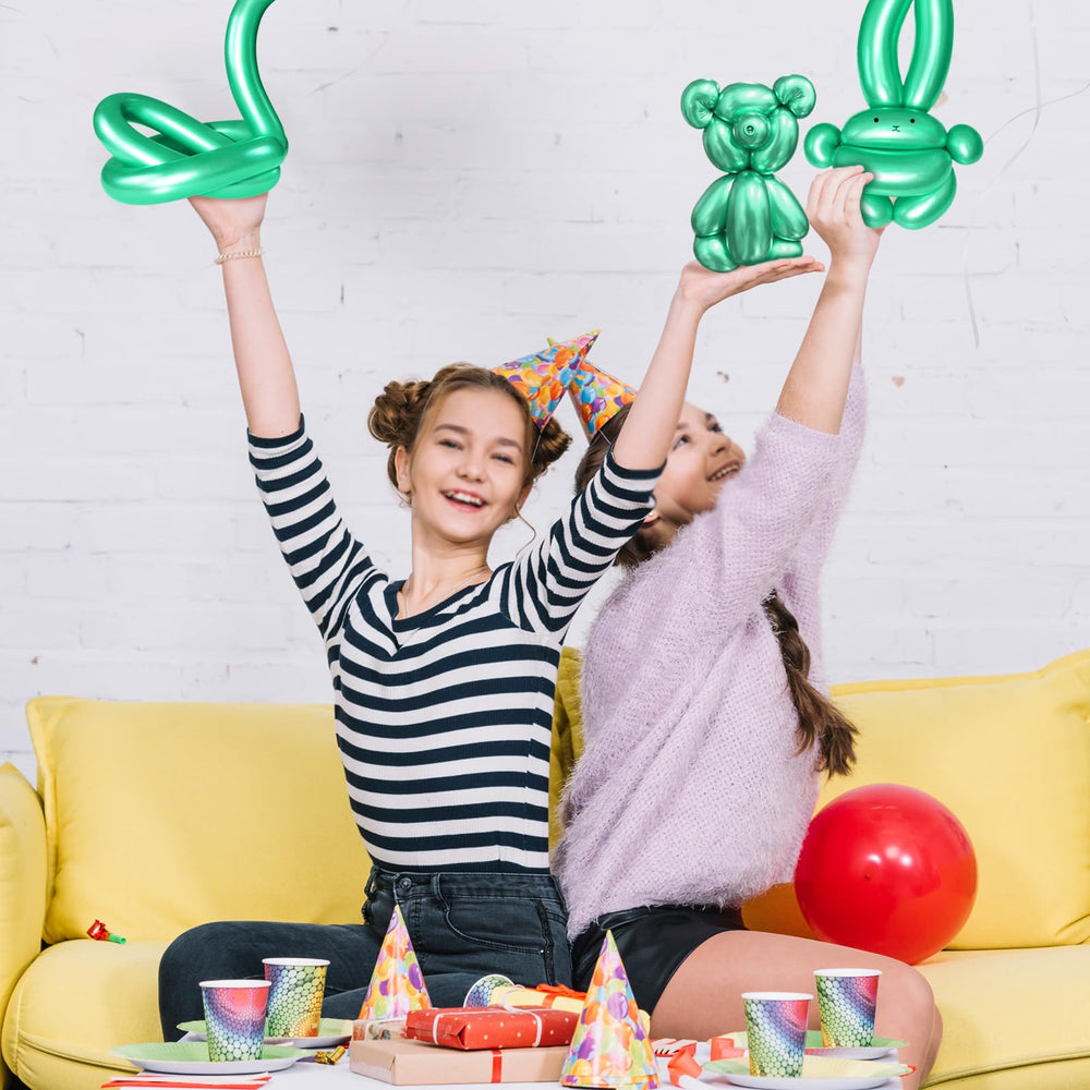 KAWKALSH child-friendly balloons used under supervision for safe imaginative play.