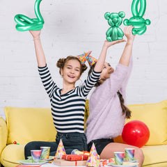 KAWKALSH child-friendly balloons used under supervision for safe imaginative play.