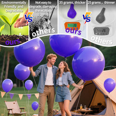 KAWKALSH heavy-duty purple balloon for lasting giant balloons at events