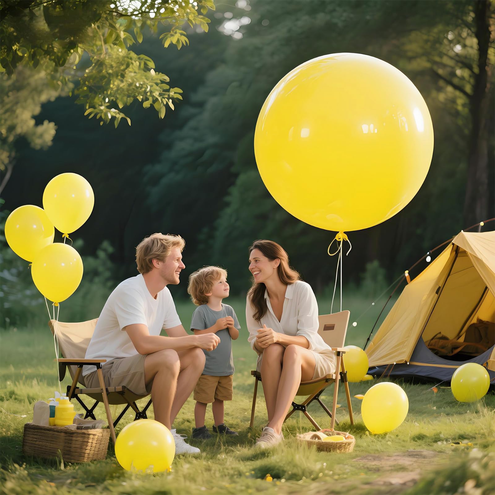 KAWKALSH helium-friendly jumbo balloon for easy setup