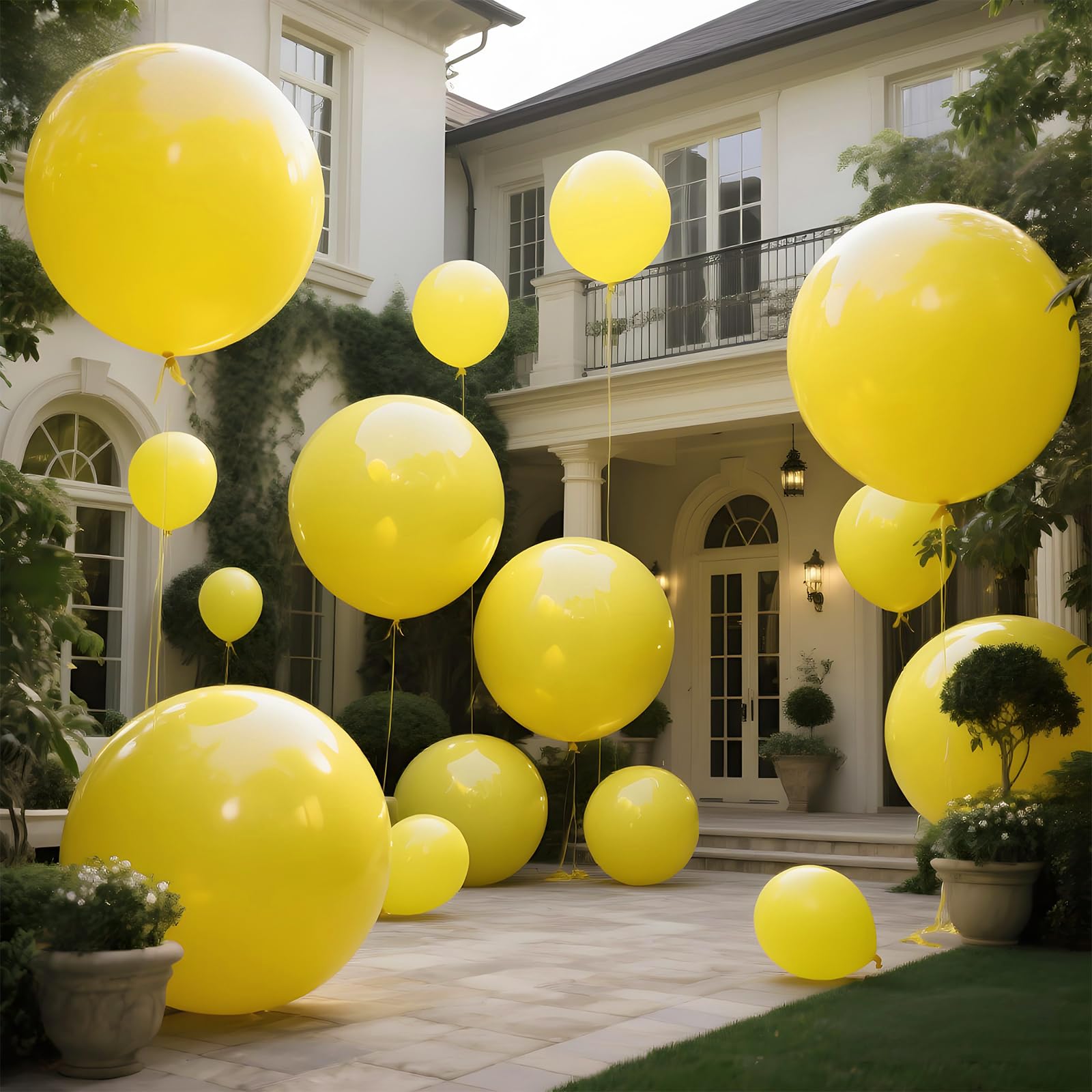 KAWKALSH indoor/outdoor use with durable latex balloons