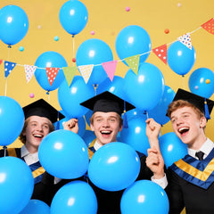 KAWKALSH set includes balloons and ribbons for instant decorating.