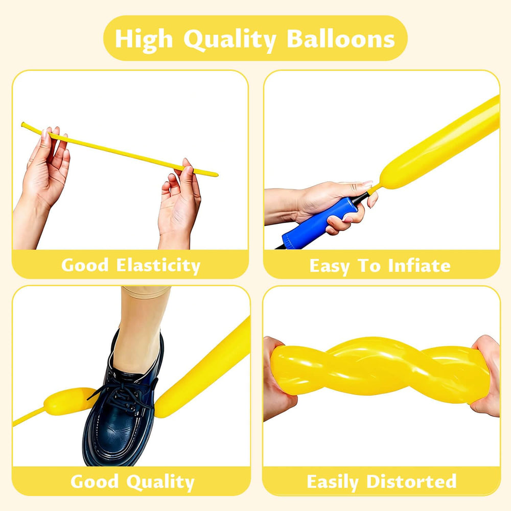 KAWKALSH party decor balloons offer vibrant color and easy setup.