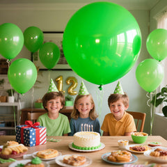 KAWKALSH mint balloon used for Instagram-worthy photo walls.