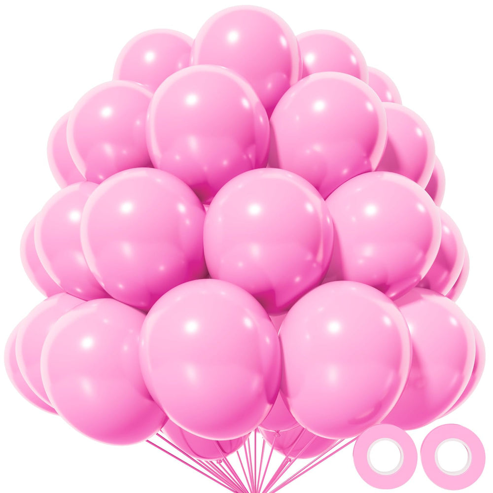KAWKALSH pink balloons 110-pack for bold party backdrops
