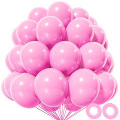 KAWKALSH pink balloons 110-pack for bold party backdrops