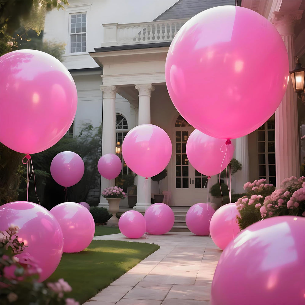 KAWKALSH pink balloons for bridal shower aesthetics