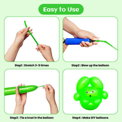 KAWKALSH premium latex balloons offer lasting durability.