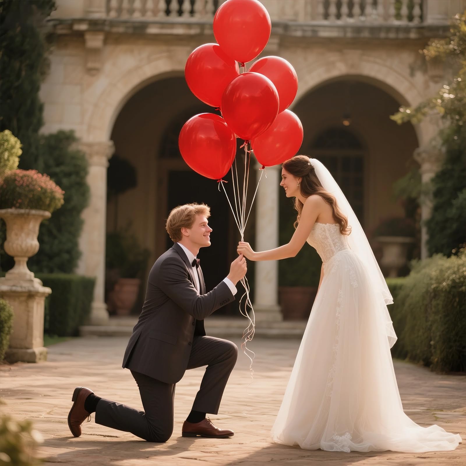 Kawkalsh versatile red balloons for photos, garlands, and occasions
