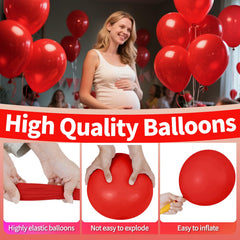 Kawkalsh red balloon standard neck design enables easy inflation