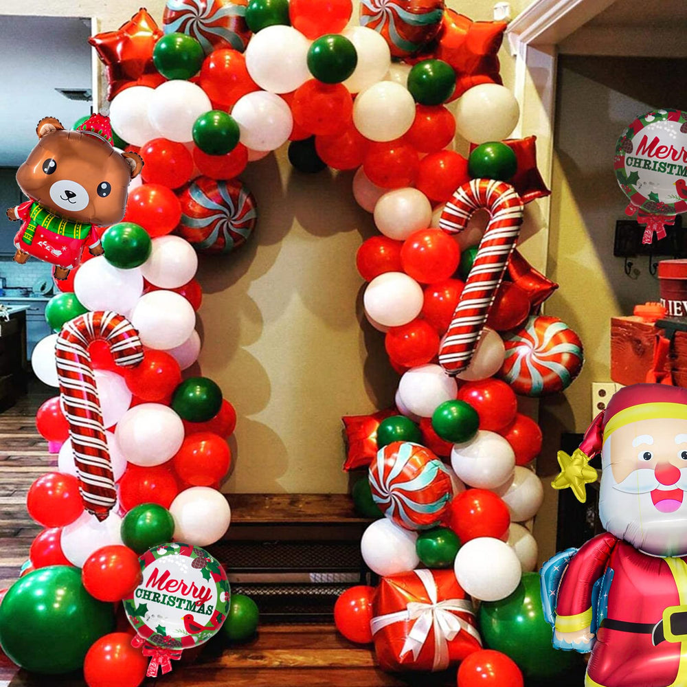 KAWKALSH red themed celebration with arch decorations at a venue