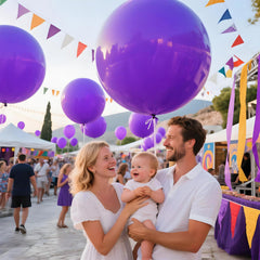 KAWKALSH reusable deflated balloon folds flat for multiple events and easy storage.