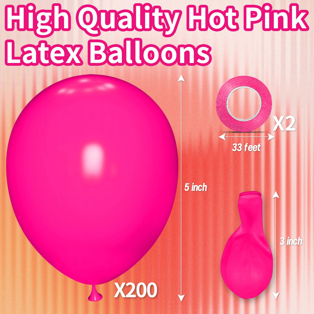 KAWKALSH ribbon rolls included for easy balloon garland assembly