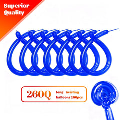 KAWKALSH skinny balloons for twisting to create animal shapes.