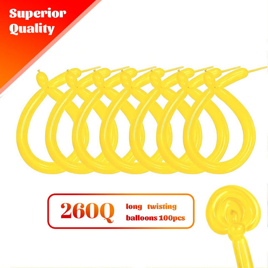 KAWKALSH skinny twisting balloons ideal for animal shapes and flowers.