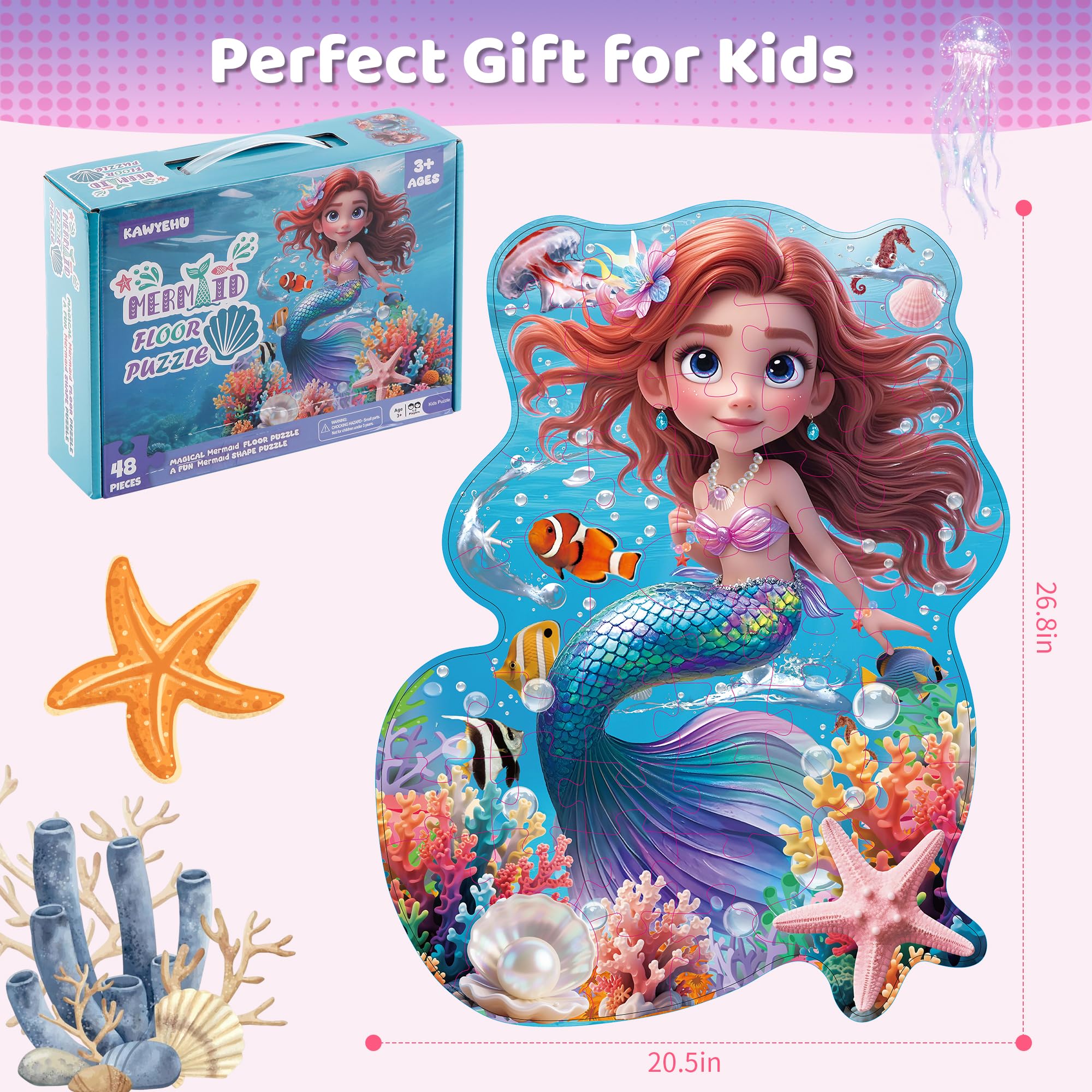 Kawyehu underwater mermaid scene encouraging imaginative storytelling