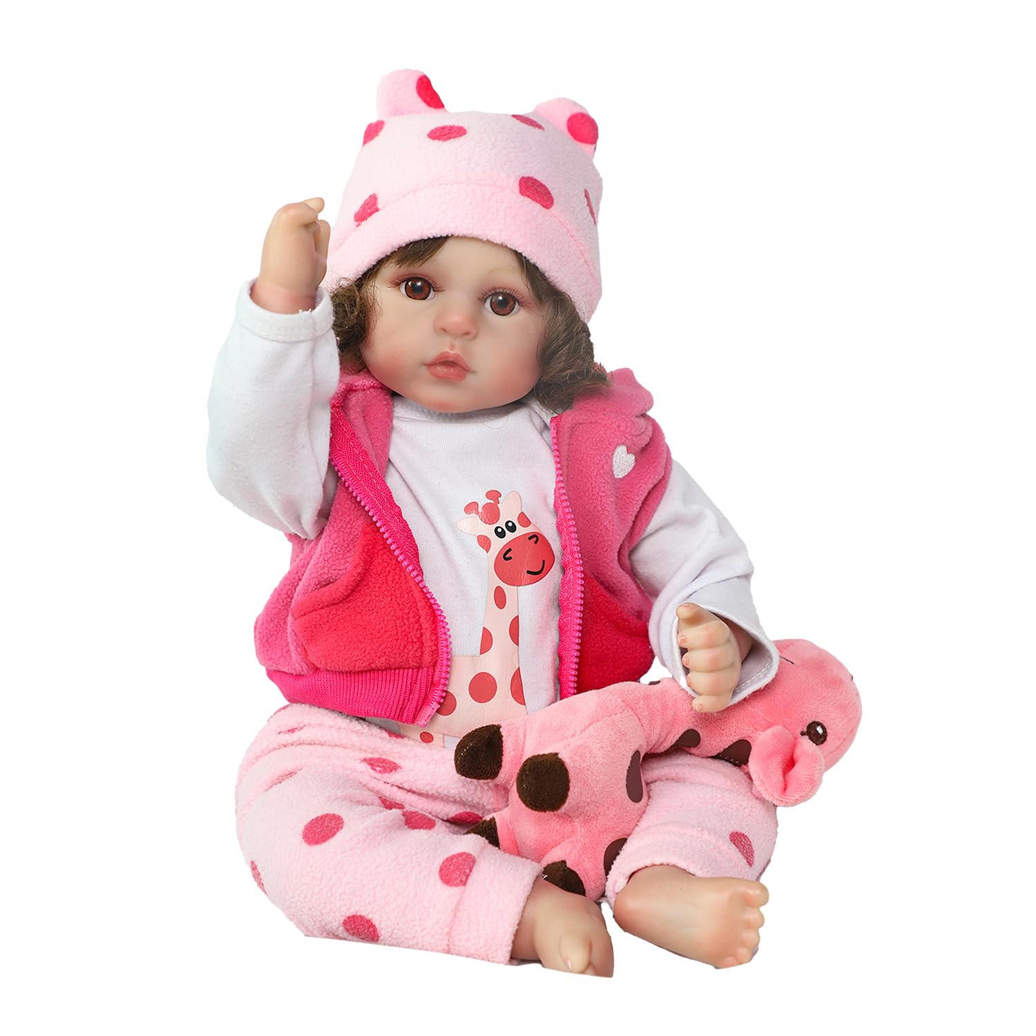 Kaydora Reborn 18-inch doll with lifelike features for imaginative play
