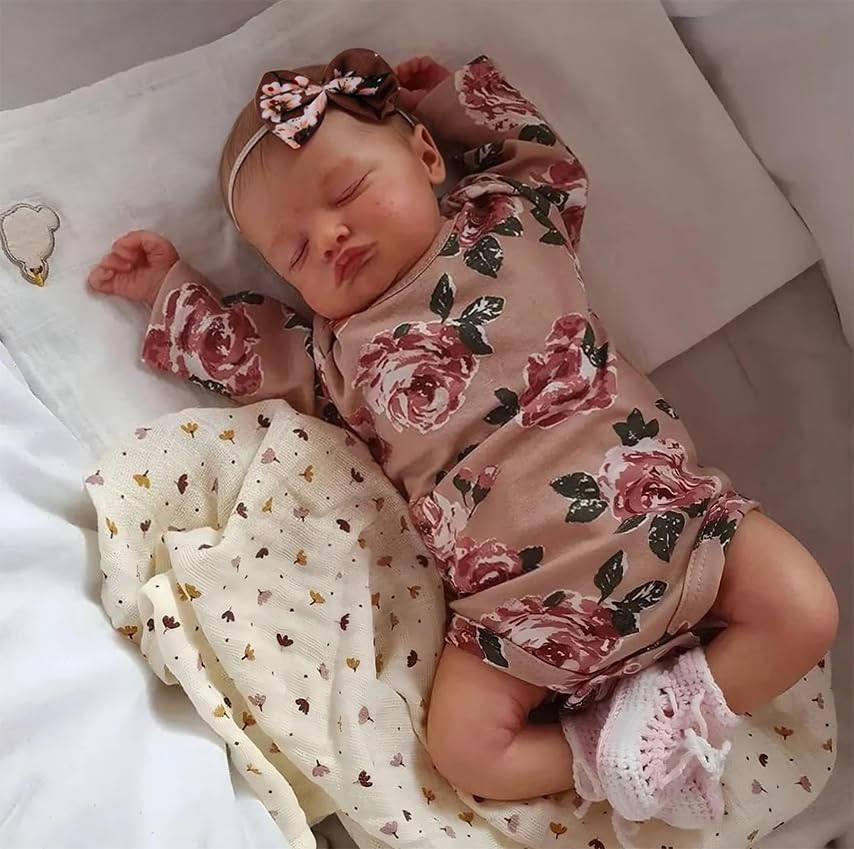 Kaydora Reborn sleeping doll with visible veins for realism