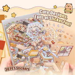 KAYIN 3D Sticker Scene detailed sticker collection – precise pre-cut stickers