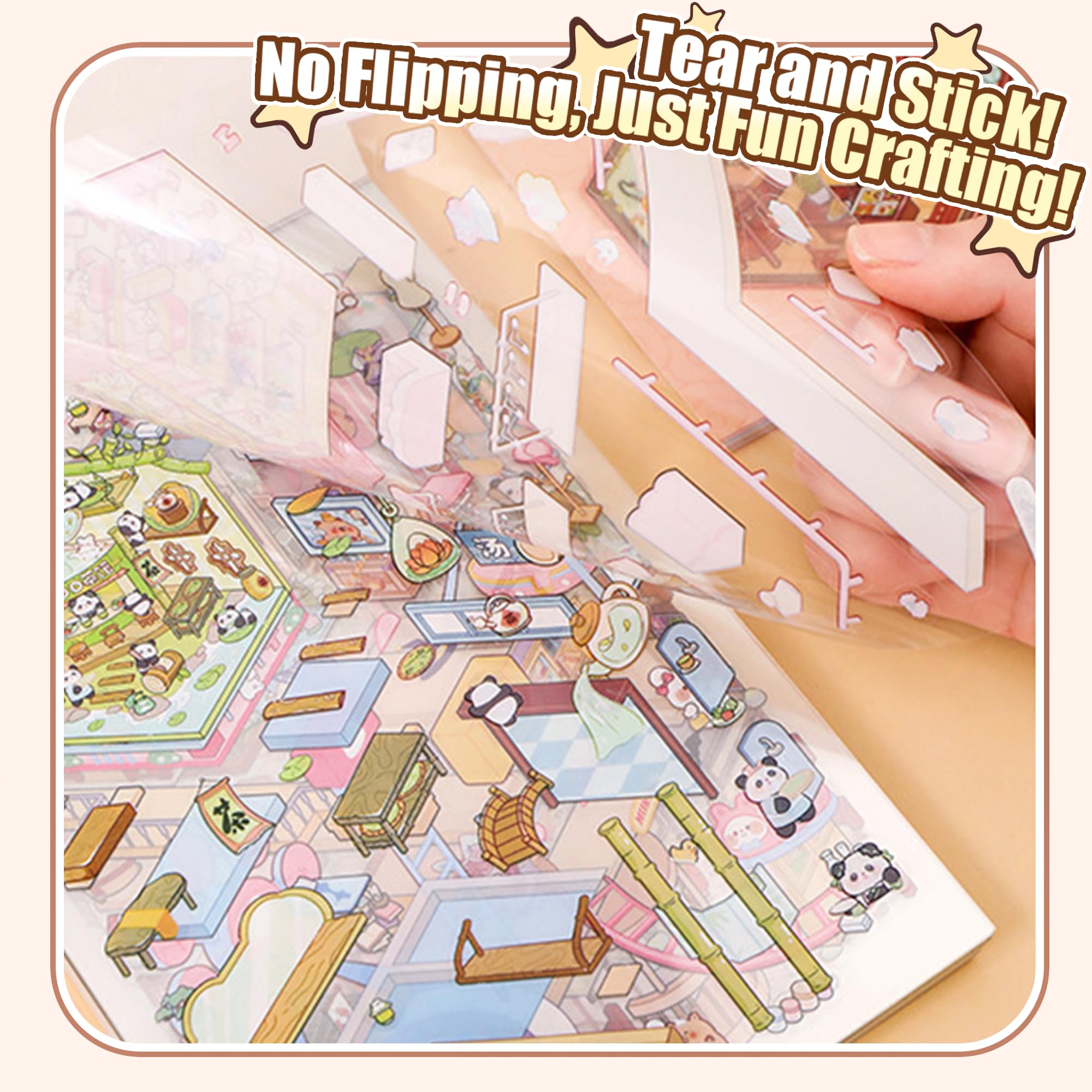 KAYIN pre-cut stickers and tweezers – precise placement for satisfying results