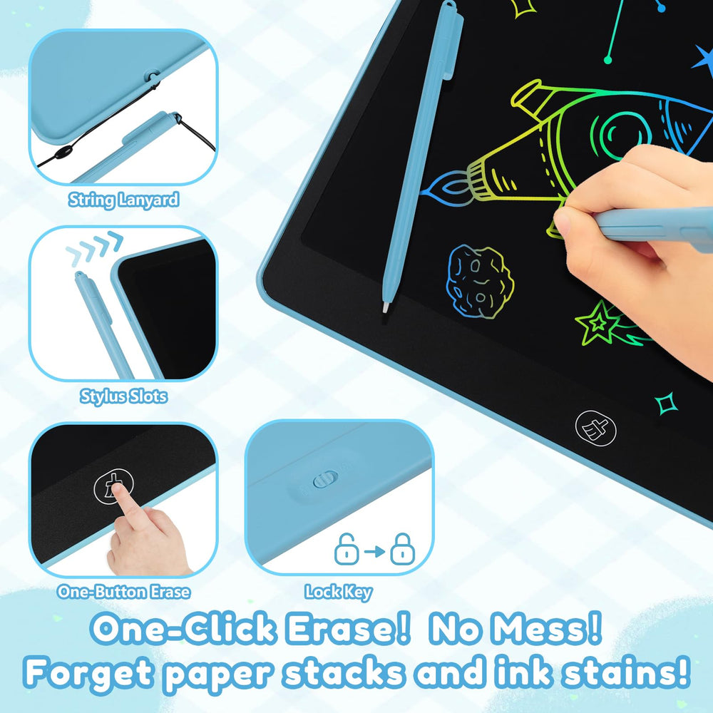 Kayoubi one-click erase and lock keeps precious drawings safe