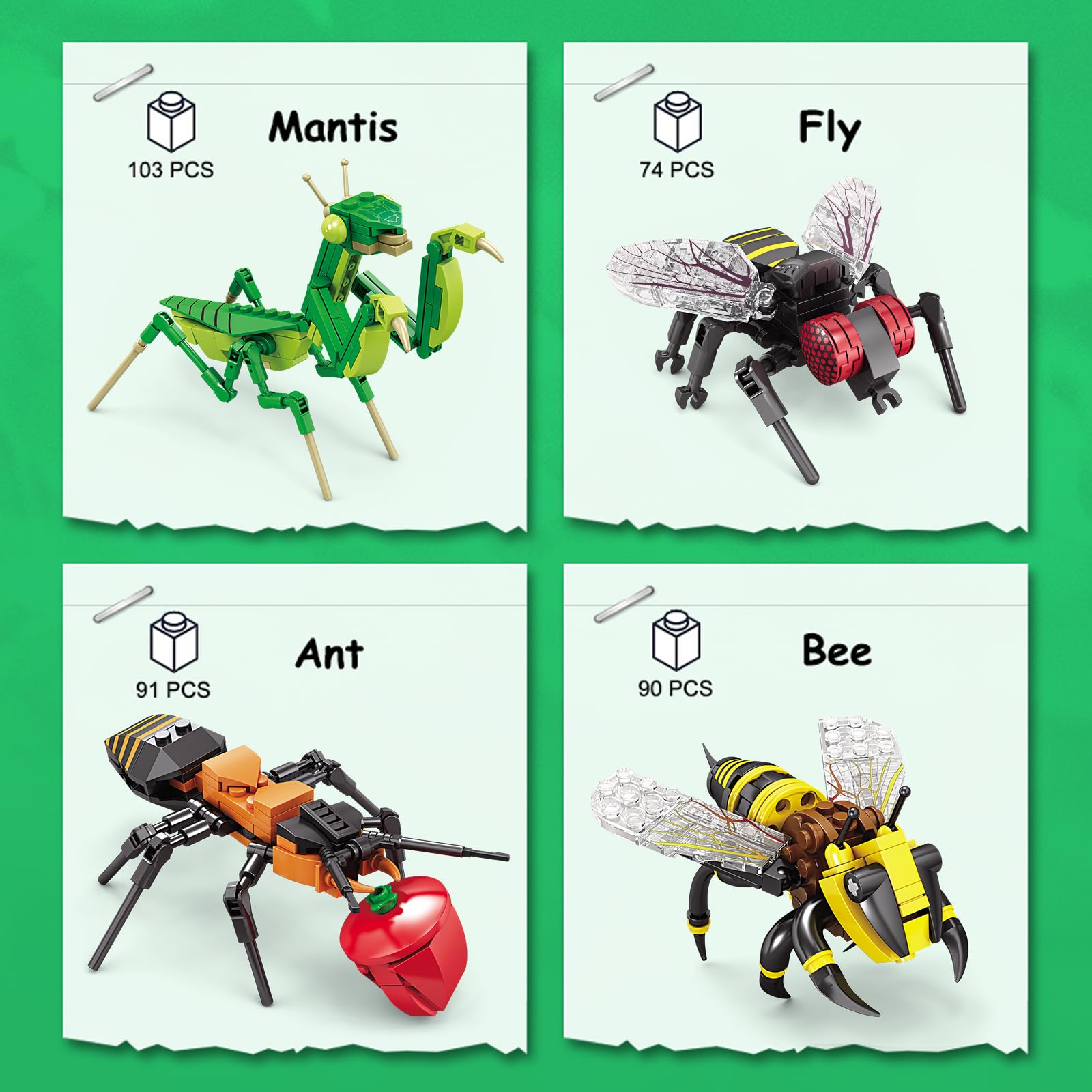 KAZI housefly building model for realistic insect exploration.