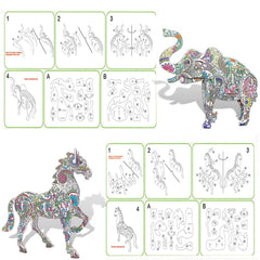 KAZOKU 3D puzzle packaging: gift-ready presentation for birthdays and holidays.