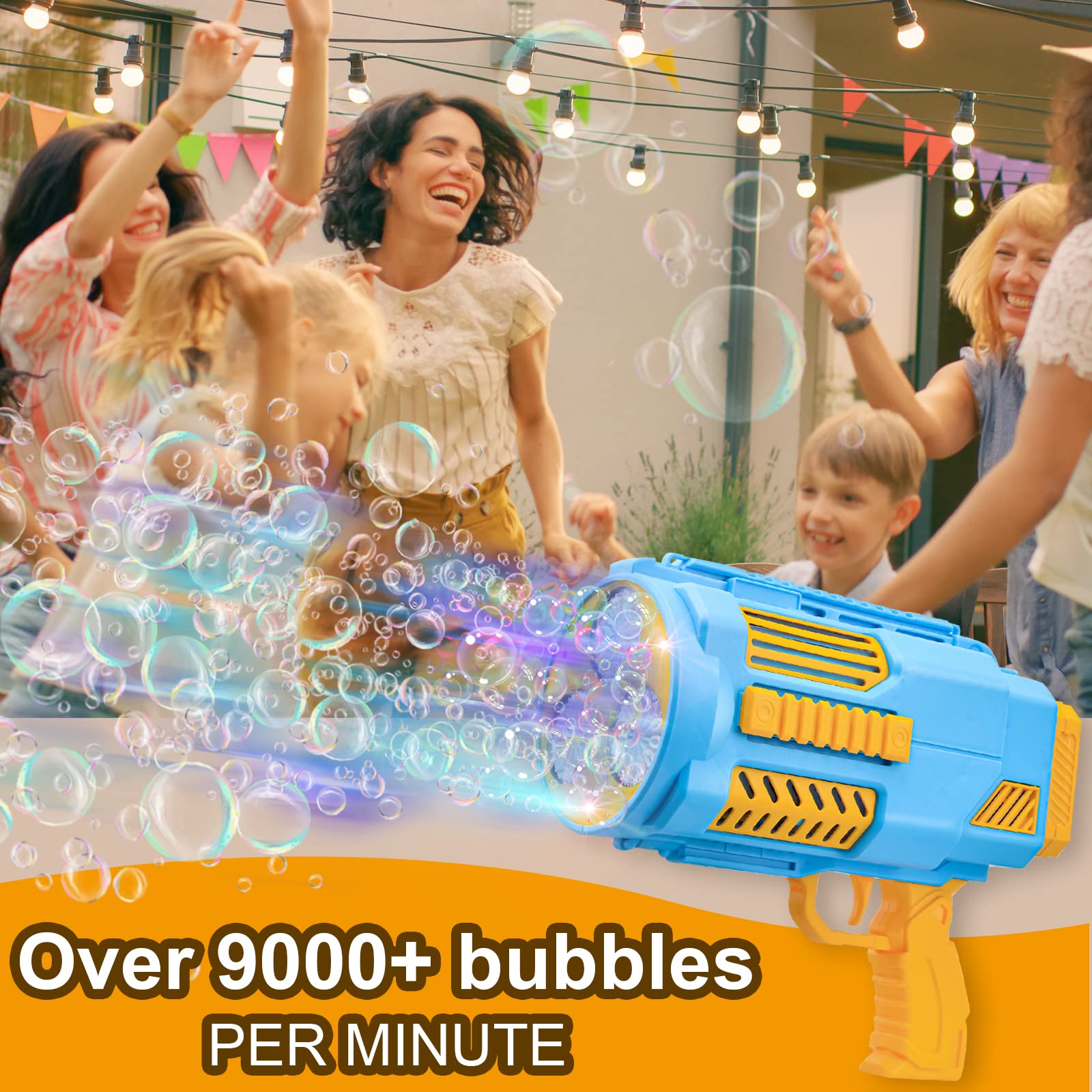 KB KAIBO Included 1760ml bubble solution reduces refills during play