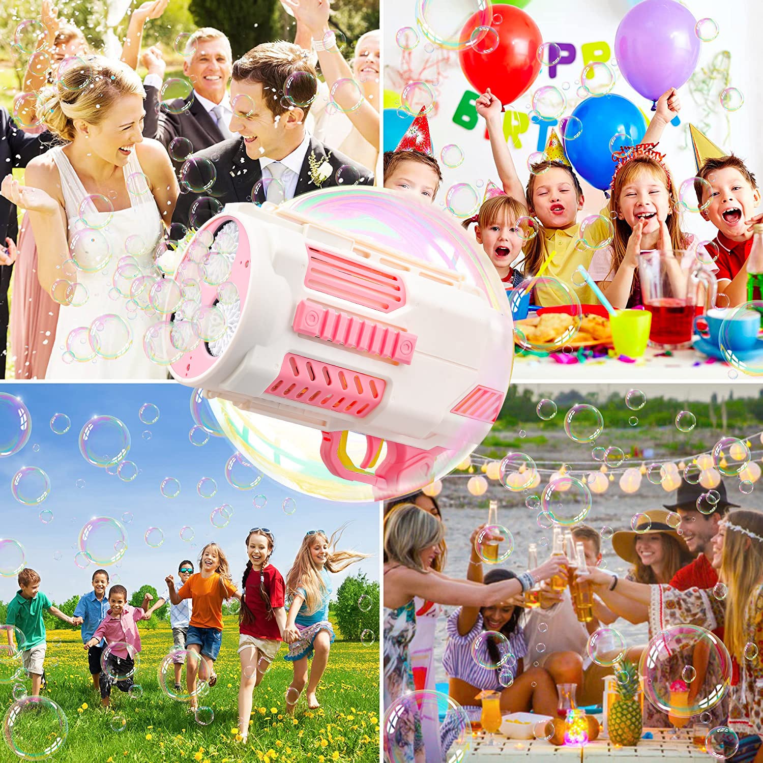 KB KAIBO bubble gun makes kid friendly gifts for birthdays and outdoor fun