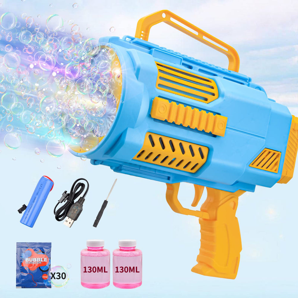 KB KAIBO Upgraded Bubble Gun No Dip offers mess-free play for indoors and outdoors