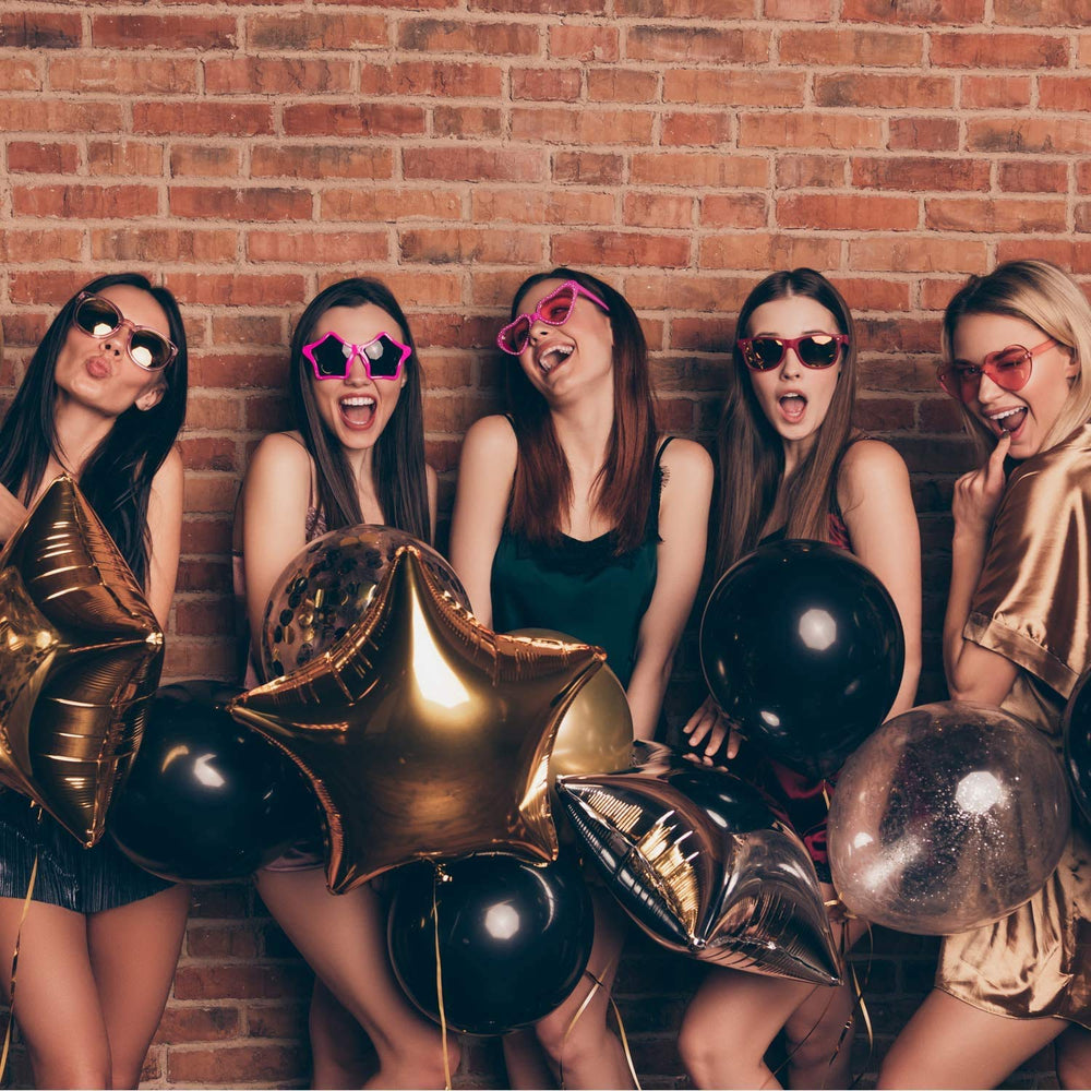 KBZVNAF party balloons graduation 12in matte black for festive photo opportunities.