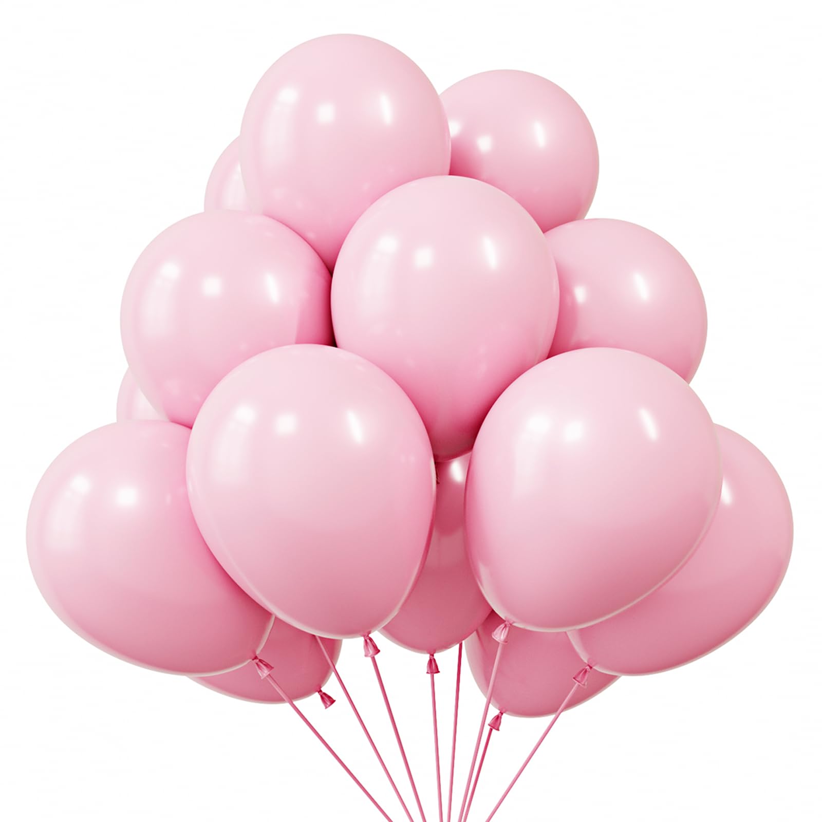 KBZVNAF pastel pink balloons pack 50 for festive decor and celebrations.