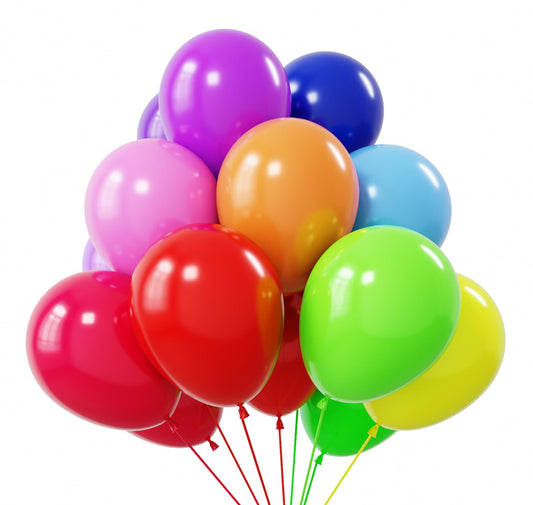 KBZVNAF rainbow balloons 12in 50-pack for vibrant party decor