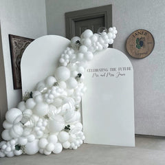 KBZVNAF white balloons 12inch baby shower creates soft decor