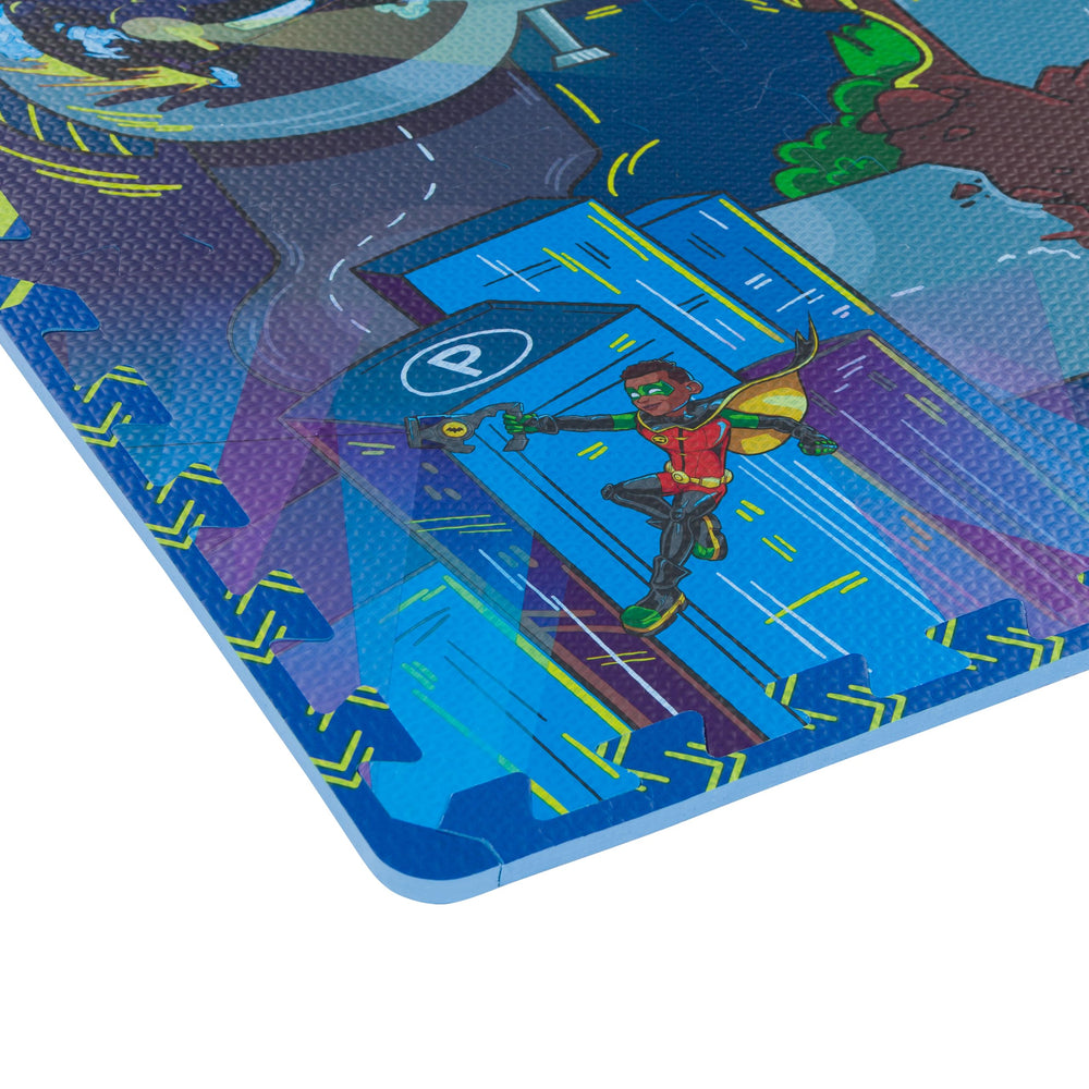 KC Cubs Batwheels mat Bibi tile promotes fine motor skills during play
