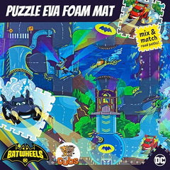 KC Cubs Batwheels mat Robin tile encourages active exploration on a soft surface