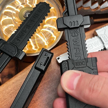 KDEDC Sky-Breaker Sword Slider is compact enough for pockets and desks.