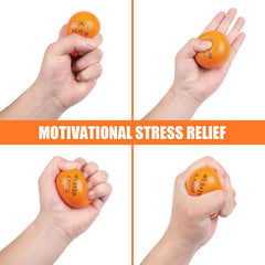KDG stress ball on a desk for easy access during work