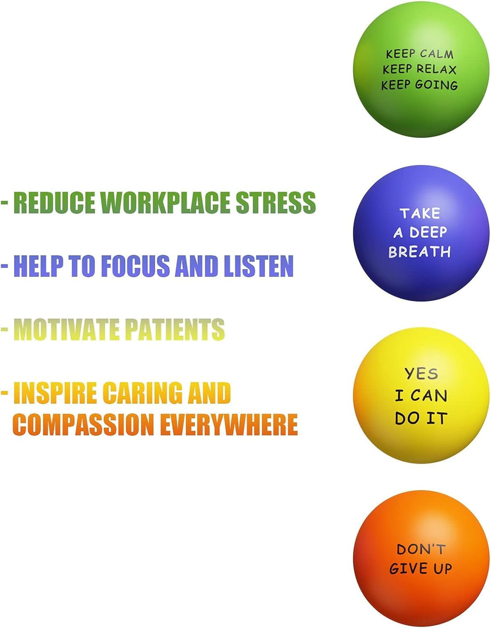 KDG stress ball in hand for quick stress relief and focus cue