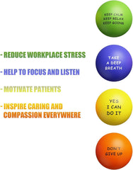 KDG stress ball in hand for quick stress relief and focus cue